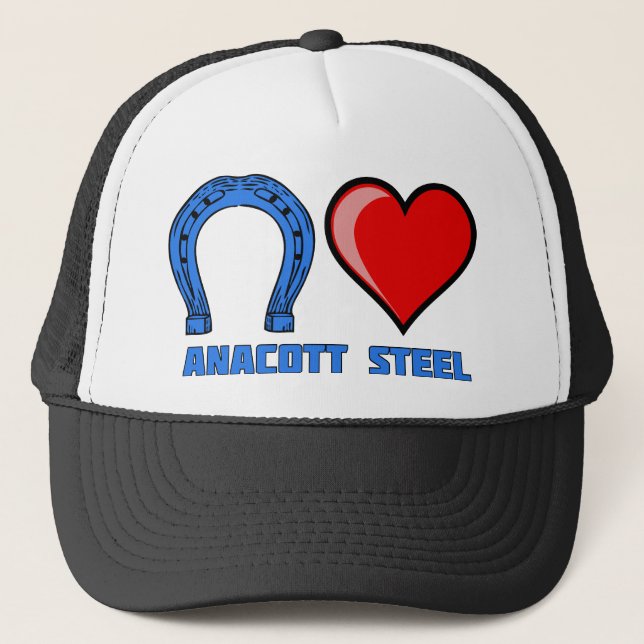 Blue Horseshoe Loves Anacott Steel hat (Front)