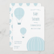 Girl Baby Shower Hot Air Balloons Florals Wrapping Paper Sheets, Zazzle