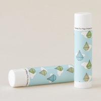 Blue Hot Air Balloon Baby Shower Lip Balm