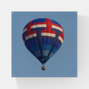Blue Hot Air Balloon Paperweight