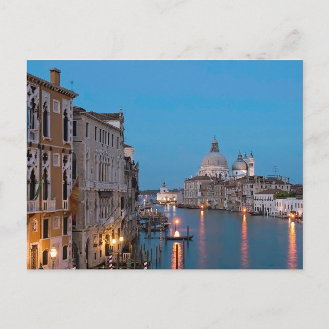 Blue hour Canale Grande Postcard (Front)