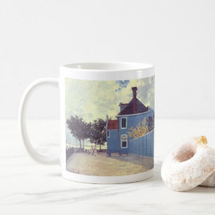 Blue House at Zaandam by Claude Monet Coffee Mug