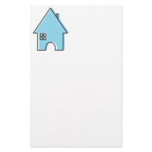 Blue House customizable Realtor stationery