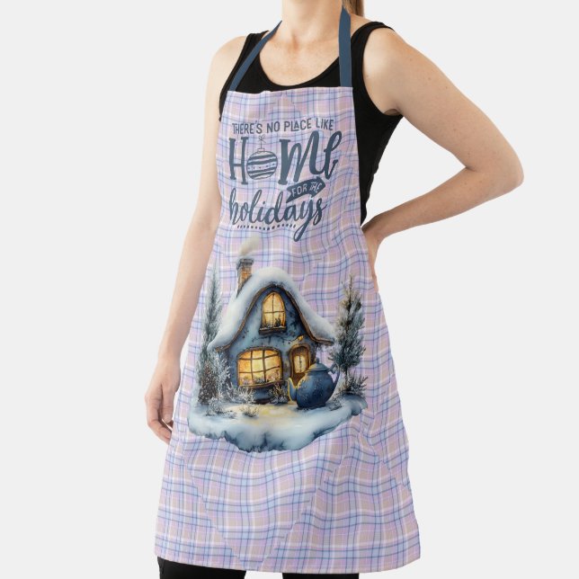 Blue House No Place Like Home  Apron (Insitu)