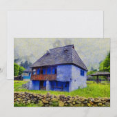 Blue house painting (Front/Back)