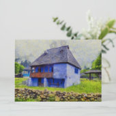 Blue house painting (Standing Front)