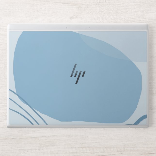 Blue HP Laptop Skin (Front)