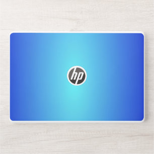 blue HP laptop skin
