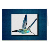 Blue Hummingbird (Front Horizontal)