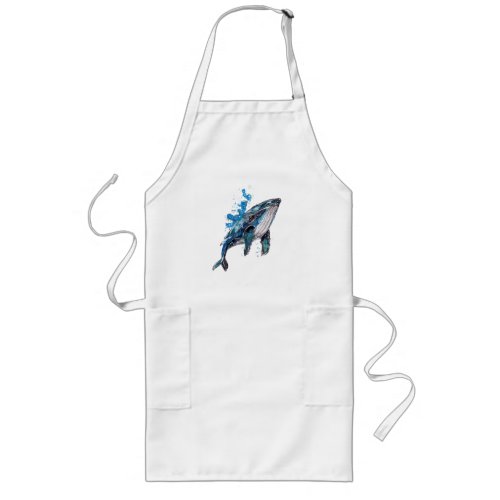 Blue Humpback Whale Long Apron