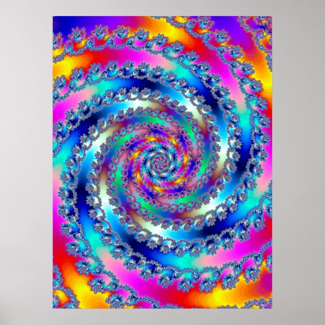 Blue Hurricane I Poster (Front)