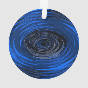 Blue Hurricane Ornament