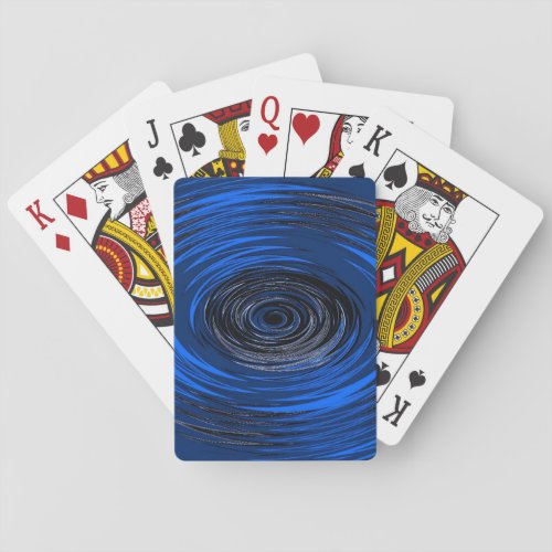 Blue Hurricane Poker Cards