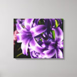 Blue Hyacinth I Spring Floral Canvas Print