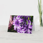 Blue Hyacinth I Spring Floral Card