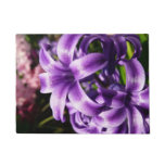 Blue Hyacinth I Spring Floral Doormat