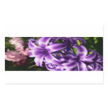 Blue Hyacinth I Spring Floral Rectangular Sticker