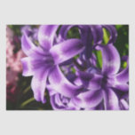 Blue Hyacinth I Spring Floral Tissue Paper