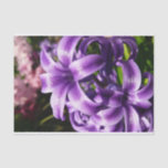 Blue Hyacinth I Spring Floral Tissue Paper