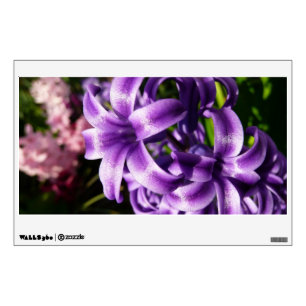 Blue Hyacinth I Spring Floral Wall Sticker