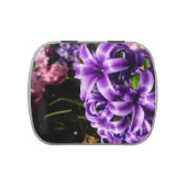 Blue Hyacinth II Spring Floral Jelly Belly Tin (Top)