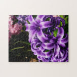 Blue Hyacinth II Spring Floral Jigsaw Puzzle