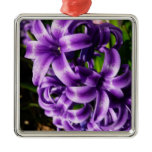 Blue Hyacinth II Spring Floral Metal Ornament