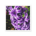 Blue Hyacinth II Spring Floral Paper Napkins