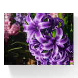 Blue Hyacinth II Spring Floral Paperweight