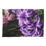 Blue Hyacinth II Spring Floral Towel
