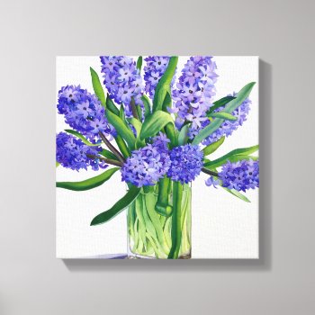 Blue Hyacinths Canvas Print by BridgemanStudio at Zazzle