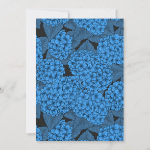 Blue hydrangea