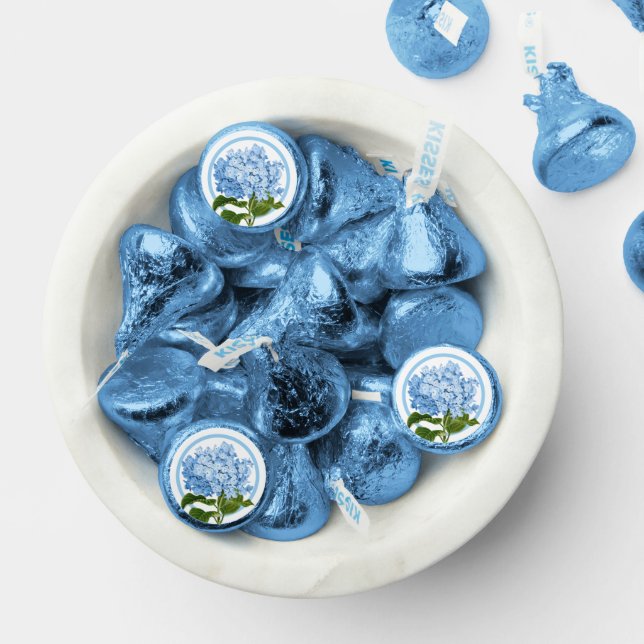 Blue Hydrangea and Circle Shower Favor (Assorted)