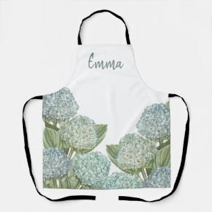Blue Hydrangea Apron
