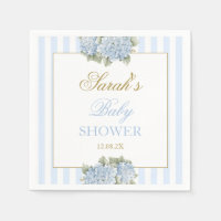 Blue Hydrangea Baby Shower