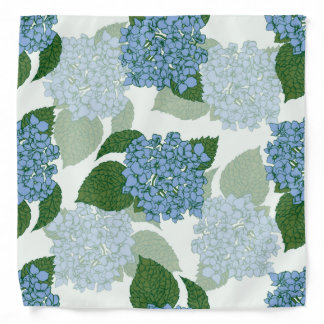 Blue Hydrangea Bandana