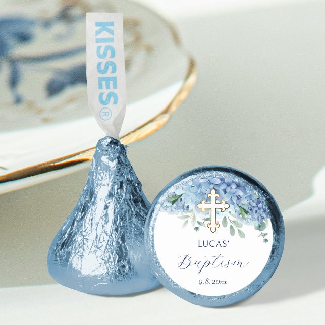 Blue Hydrangea Baptism Hershey®'s Kisses® (Creator Uploaded)