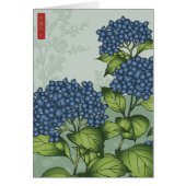 Blue Hydrangea Bloom (Front)