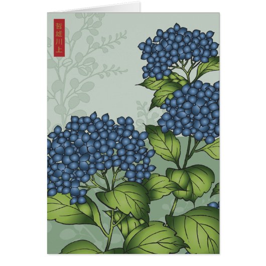 Blue Hydrangea Bloom Cards (Front)