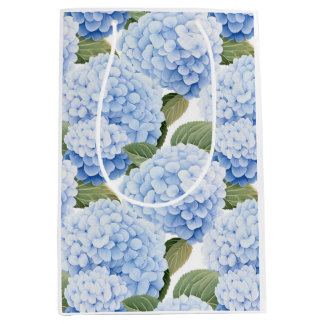 Blue Hydrangea Bloom Garden Gift Bag