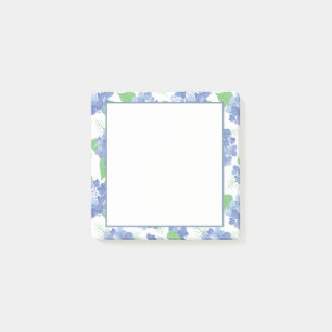 Blue Hydrangea blooms Post-it Notes