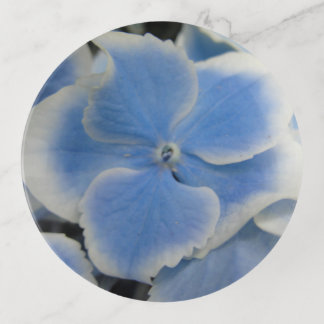 Blue hydrangea blossom trinket tray
