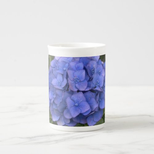 Blue Hydrangea Bone China Mug