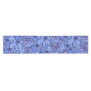 Blue Hydrangea Botanical Table Runner