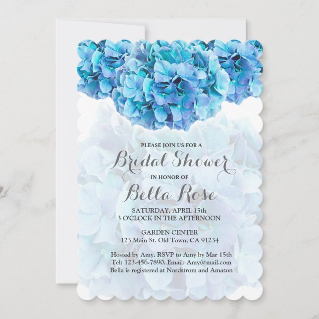 Blue hydrangea bridal shower invites hydrangea3 (Front)