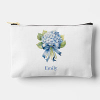 Blue Hydrangea Bridesmaid Cosmetic