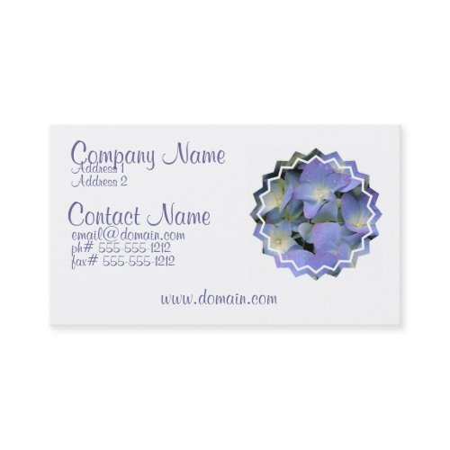 Blue Hydrangea Business Card