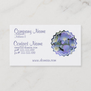Blue Hydrangea Business Card