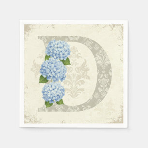 Blue Hydrangea, by Natasha Us Napkins