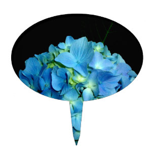 Blue Hydrangea Cake Topper